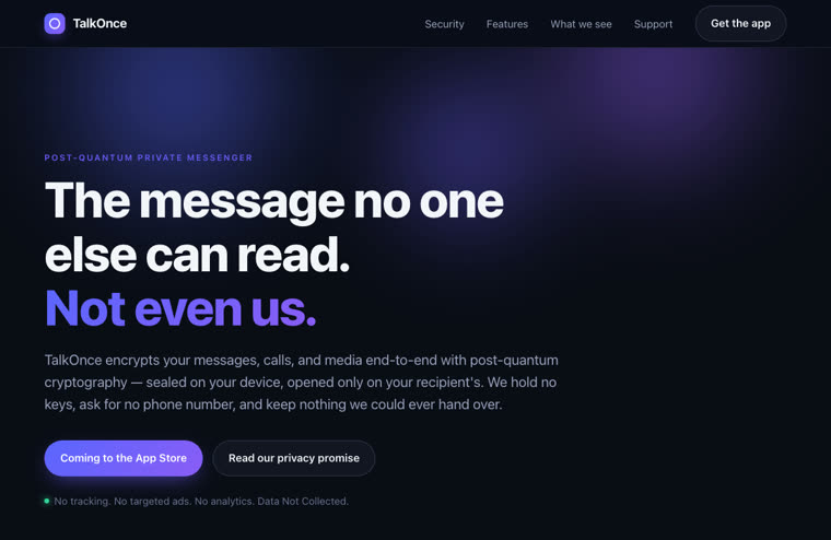TalkOnce